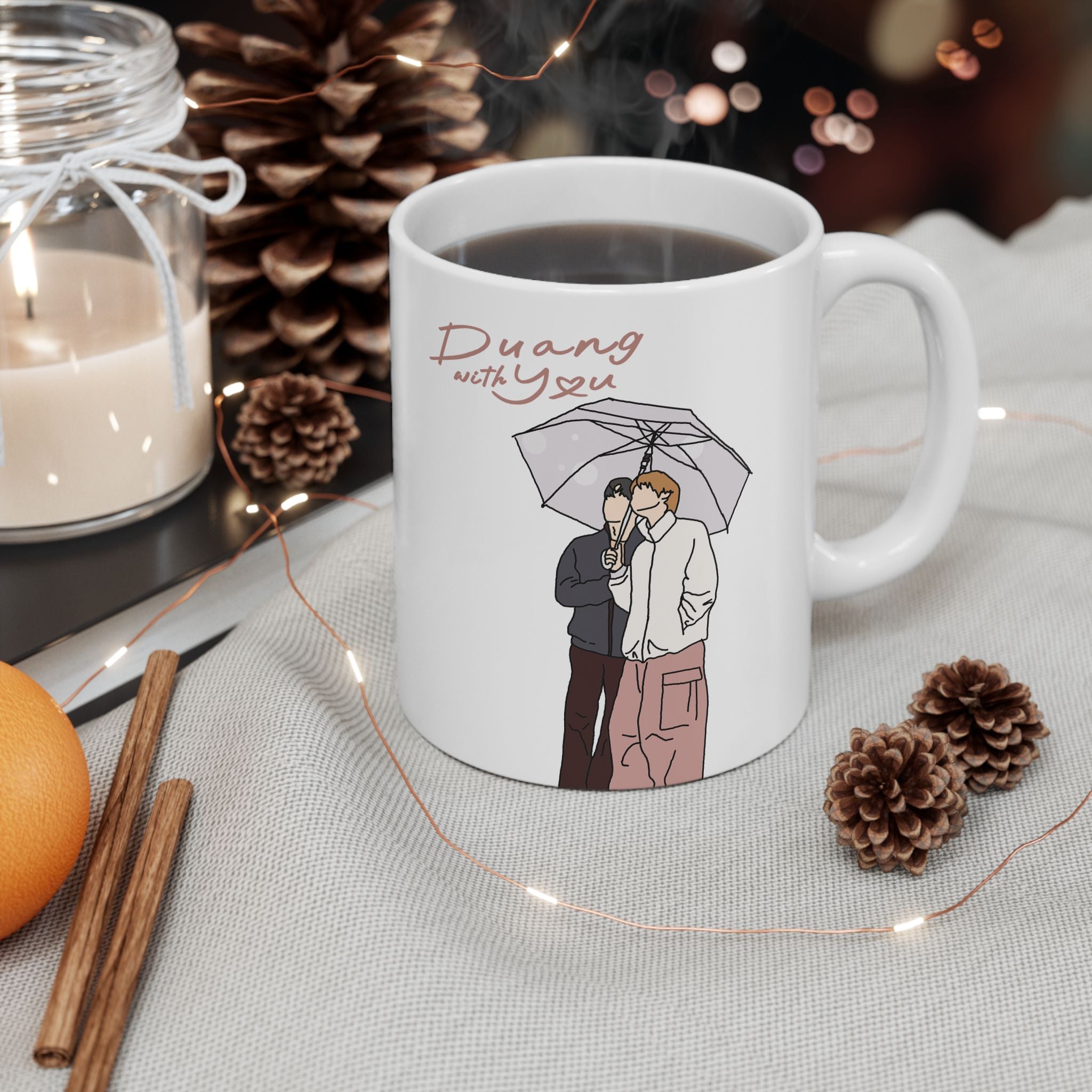TeeTeepor Couple Duang With You Mug | Thai BL drama DMD series