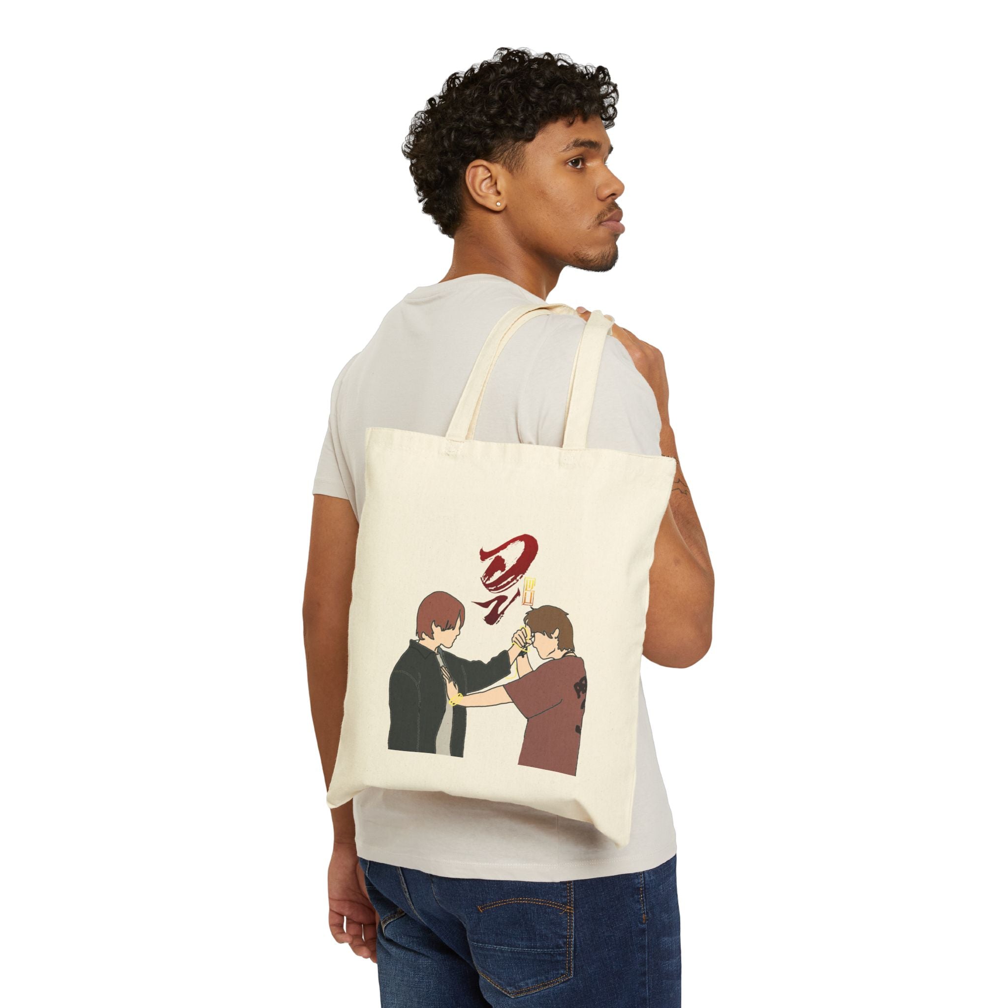 WU The Series SkyNani Bag | Sky Wongravee Nani Hirunkit Fan Gift | Thai BL Series Couple Minimalist Line Art Tee