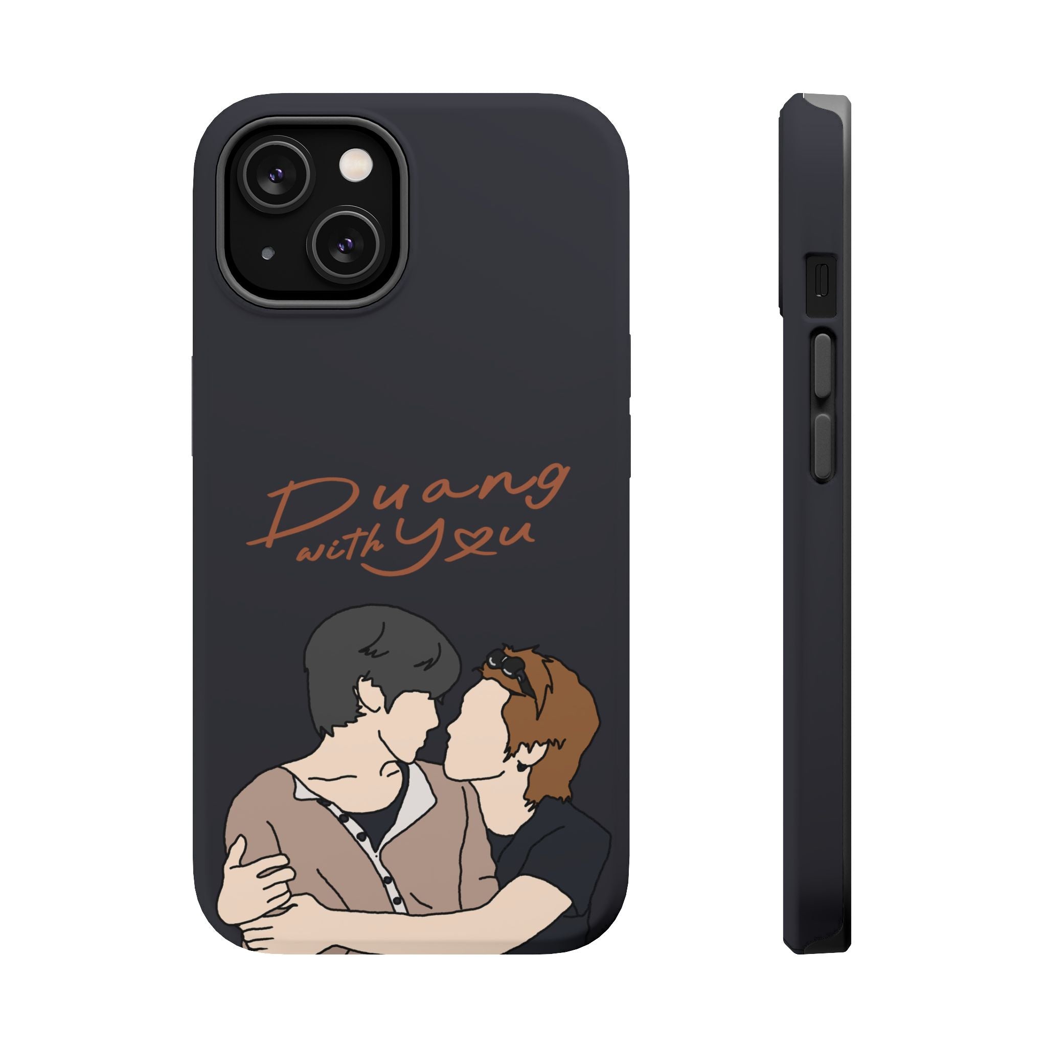 Duang With You Magnetic Impact-Resistant Phone Case | TeeTeePor Fanart DMD Thai BL Drama Couple