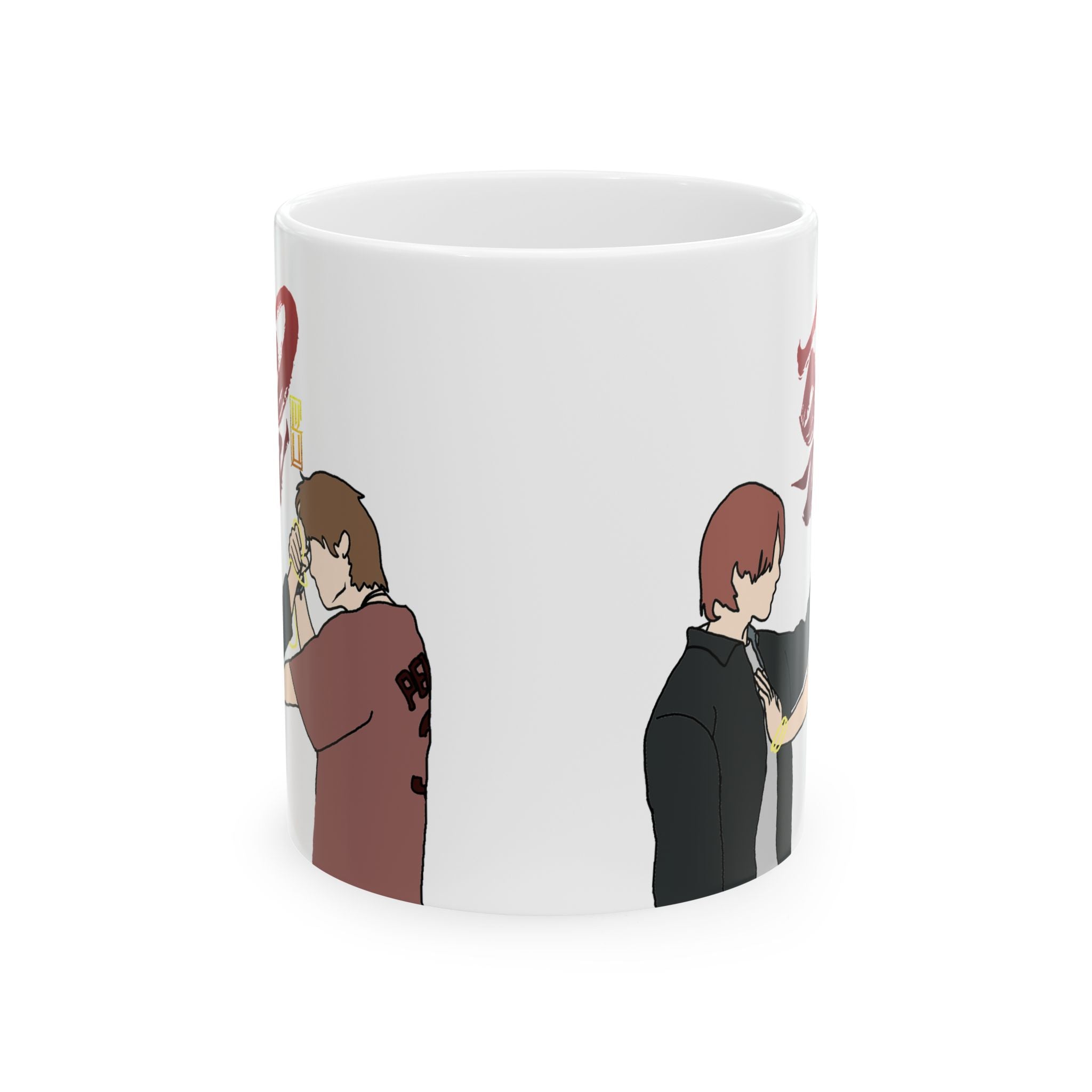 WU The Series Mug, SkyNani Fan Gift, Sky Wongravee, Nani Hirunkit, Thai BL Series Art