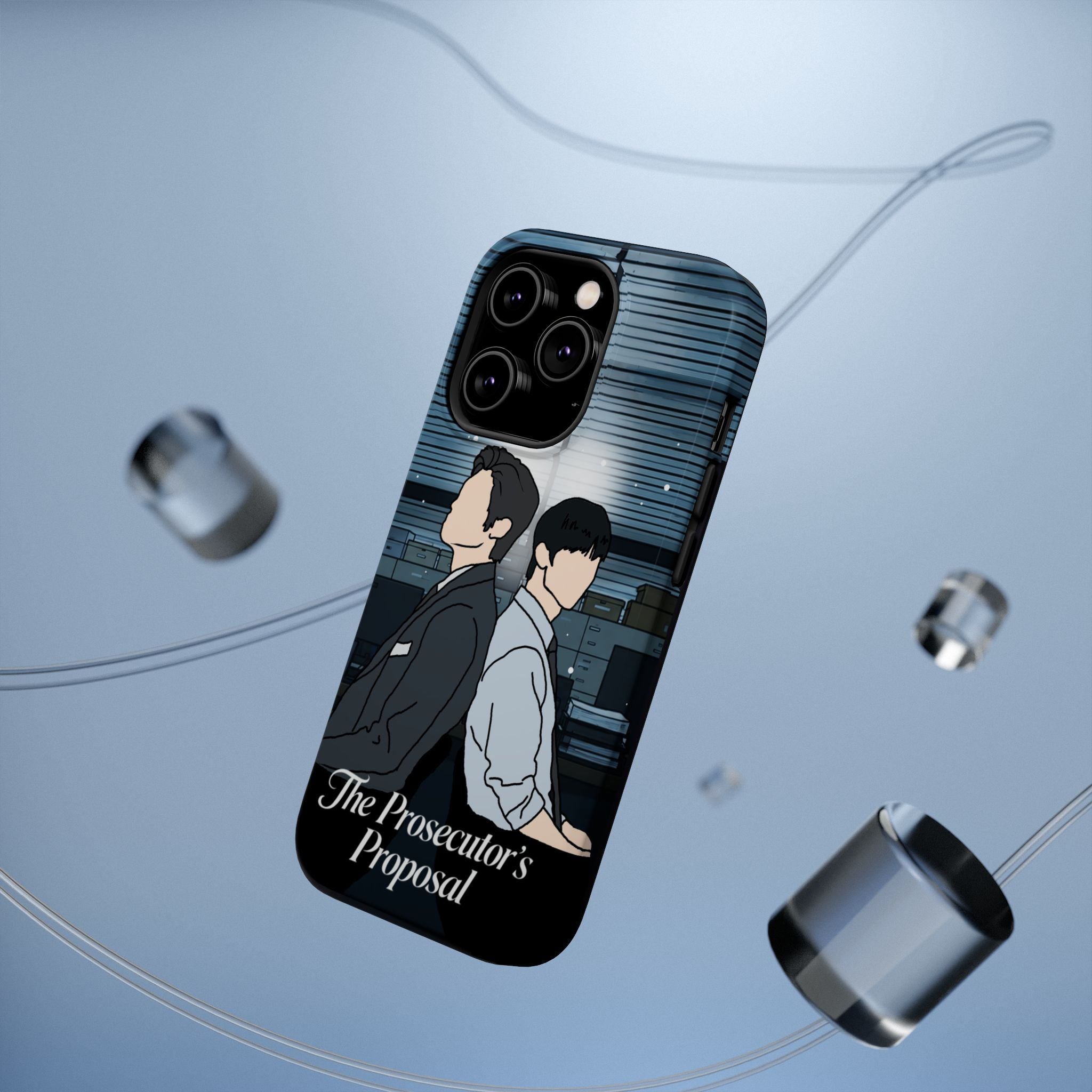 The Prosecutor's Proposal BL K-Drama Fan Art Print | Park Si Woo x Kim Yoon Sik | Boys Love Korean Drama iPhone Case