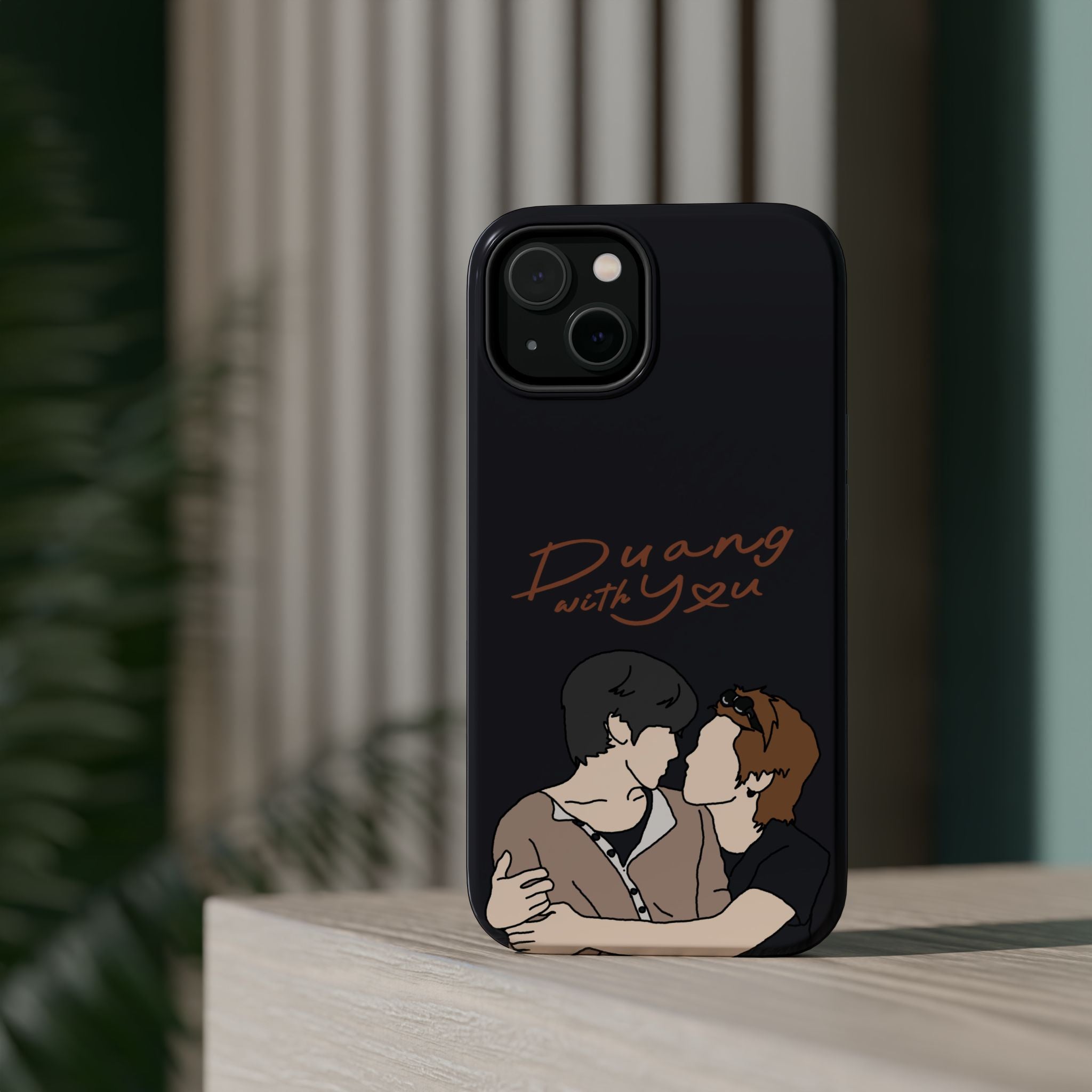 Duang With You Magnetic Impact-Resistant Phone Case | TeeTeePor Fanart DMD Thai BL Drama Couple