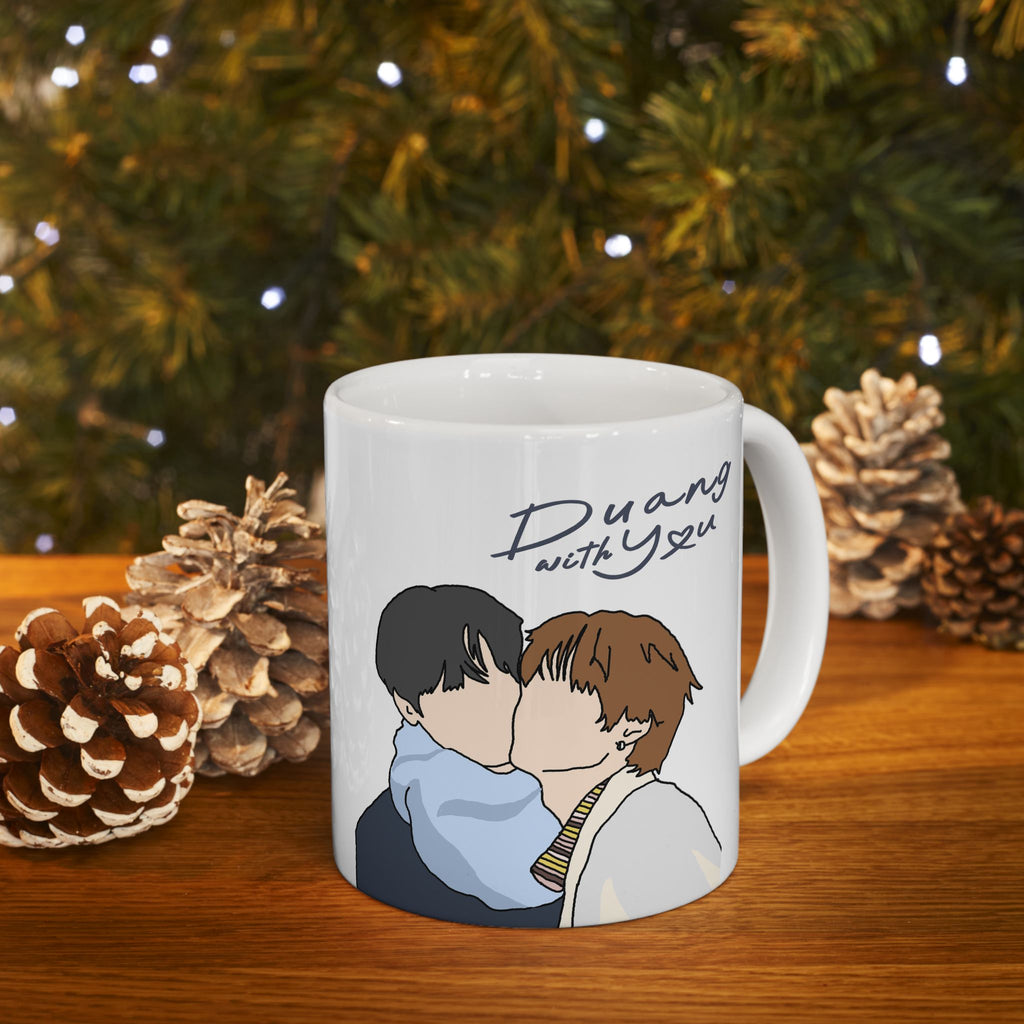 TeeTeepor Duang With You fanart Mug Thai BL drama DMD series