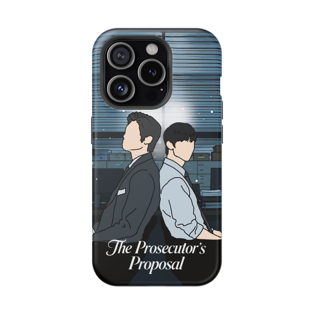 The Prosecutor's Proposal BL K-Drama Fan Art Print | Park Si Woo x Kim Yoon Sik | Boys Love Korean Drama iPhone Case