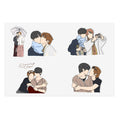 Duang With You Teeteepor Sticker Pack | Thai BL Series Fan Art | Set of 5 Vinyl Stickers | Cute Laptop & Journal Decals