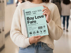 Boy Love Fans Notebook