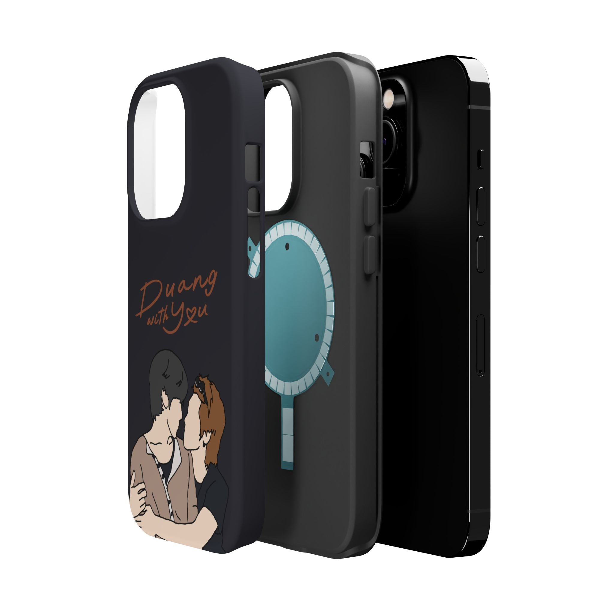 Duang With You Magnetic Impact-Resistant Phone Case | TeeTeePor Fanart DMD Thai BL Drama Couple