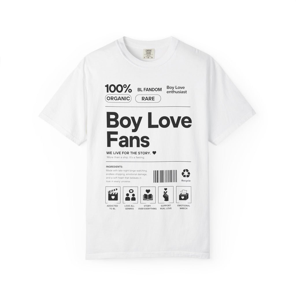 Boy Love Fans Fandom T-Shirt BL Fujoshi Anime Aesthetic Tee