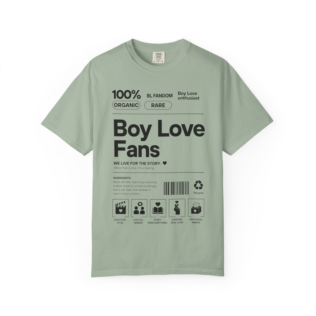 Boy Love Fans Fandom T-Shirt BL Fujoshi Anime Aesthetic Tee