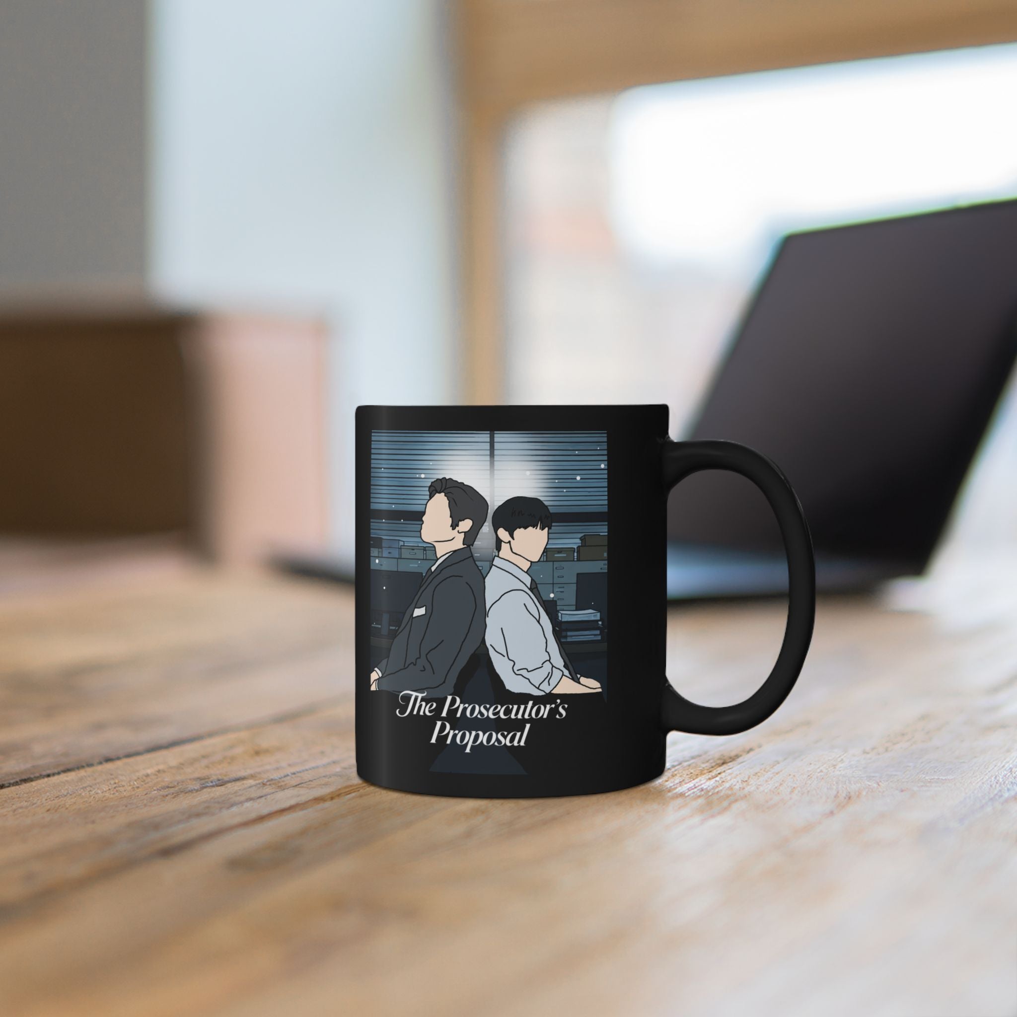 The Prosecutor's Proposal Mug | Park Si Woo x Kim Yoon Sik, BL K-Drama Office Night Design