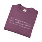Kdrama Quote Shirt If He Isn’t Yearning For You Korean Chinese Tee BL Drama Aesthetic Shirt Minimalist Sad Love Quote Shirt Soft Girl Streetwear