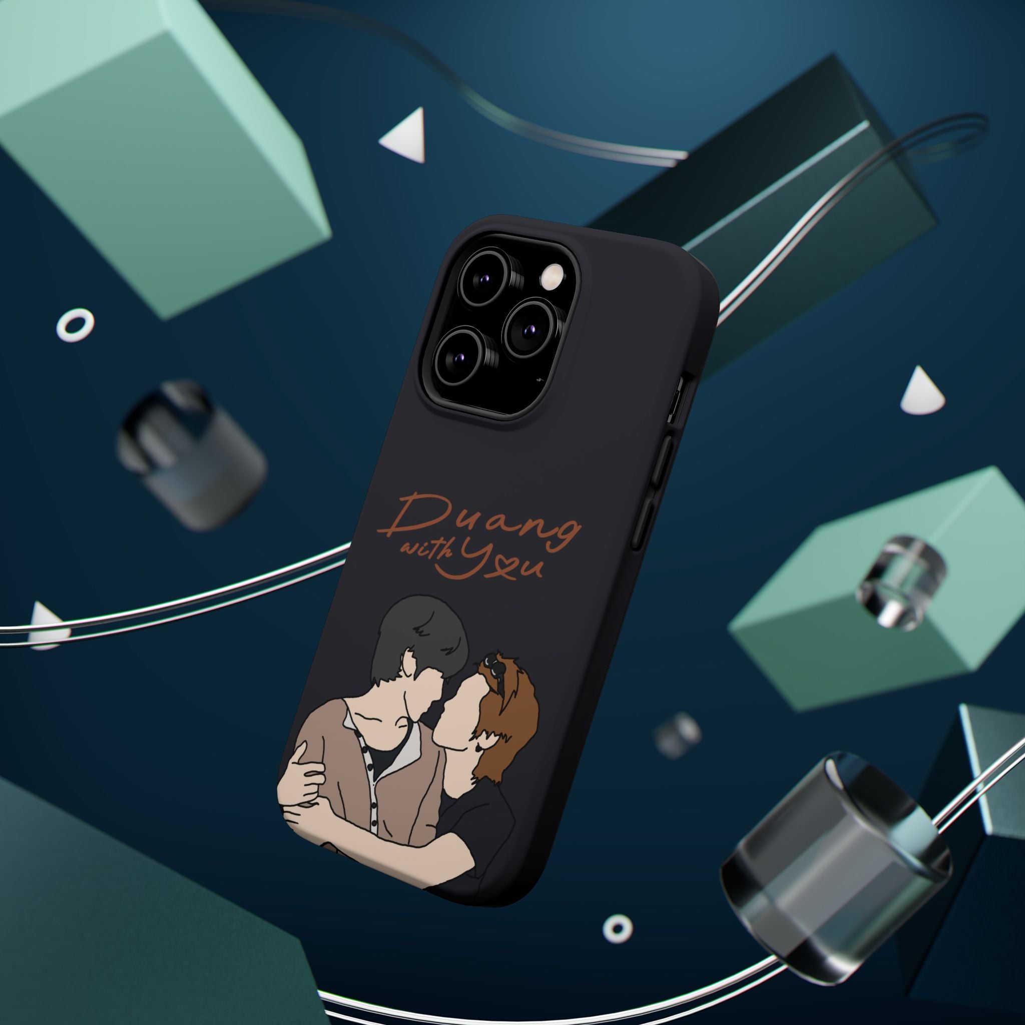 Duang With You Magnetic Impact-Resistant Phone Case | TeeTeePor Fanart DMD Thai BL Drama Couple