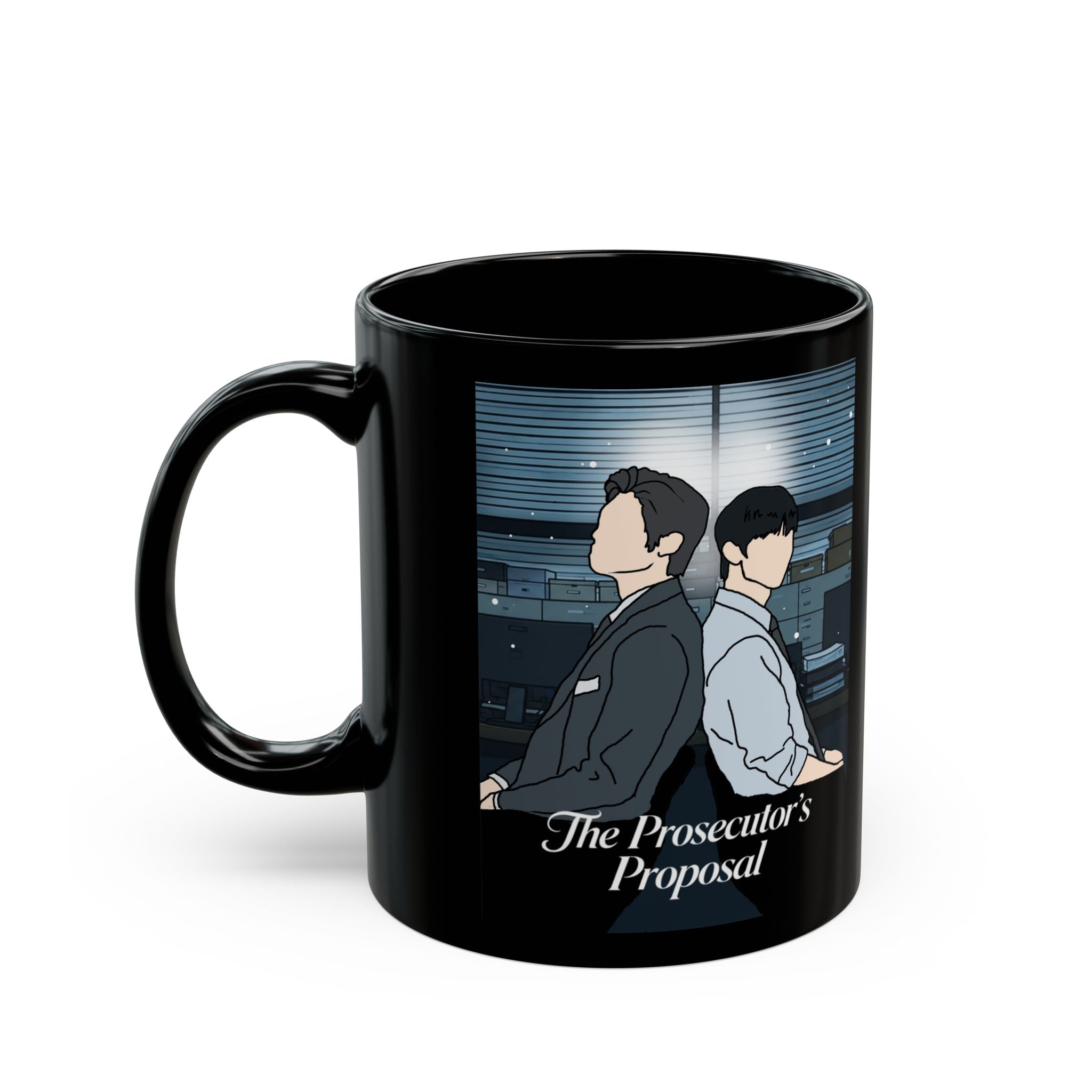 The Prosecutor's Proposal Mug | Park Si Woo x Kim Yoon Sik, BL K-Drama Office Night Design