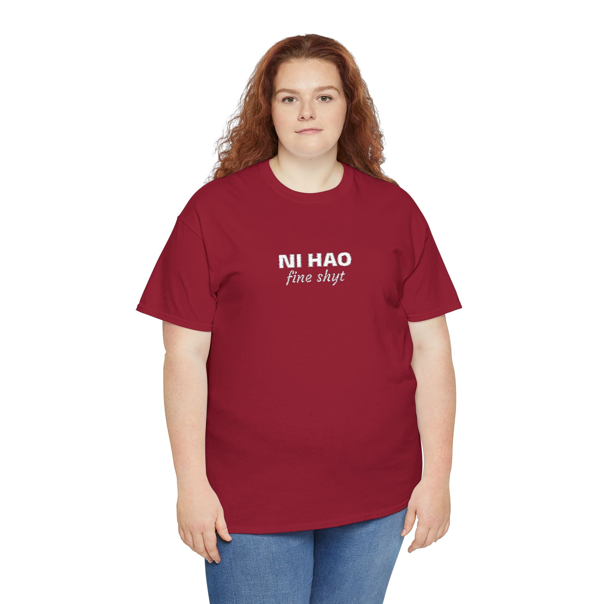 Ni Hao fine shyt Tee  Funny Quote Shirt