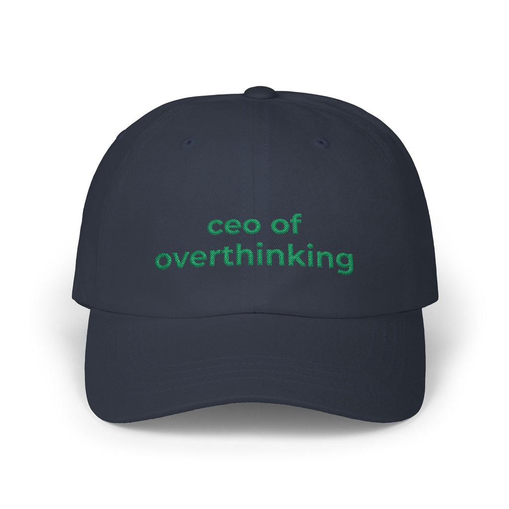 CEO of Overthinking Embroidered Hat