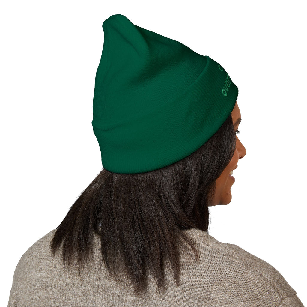 CEO of Overthinking Embroidered Funny beanie