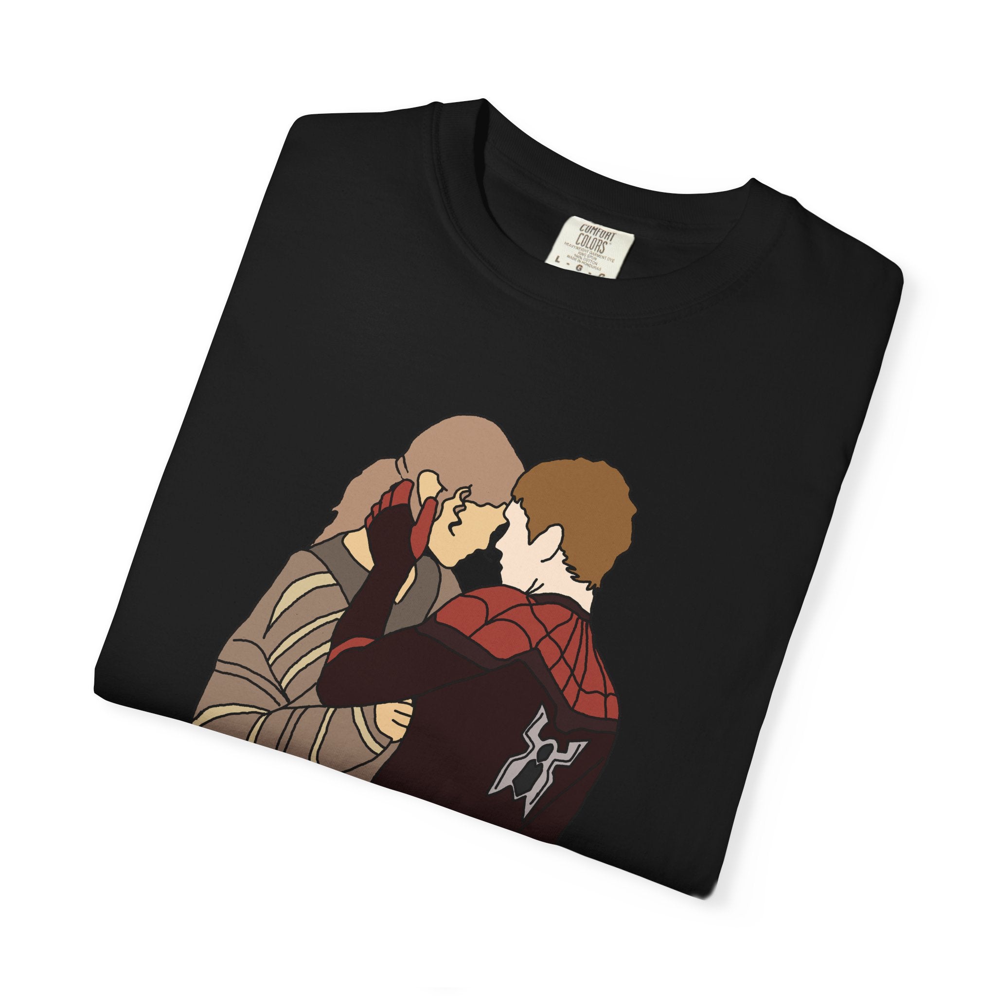 Tom Holland Zendaya Spider-Man Shirt, Peter Parker & MJ Fan Art, Aesthetic Superhero Tee Gift