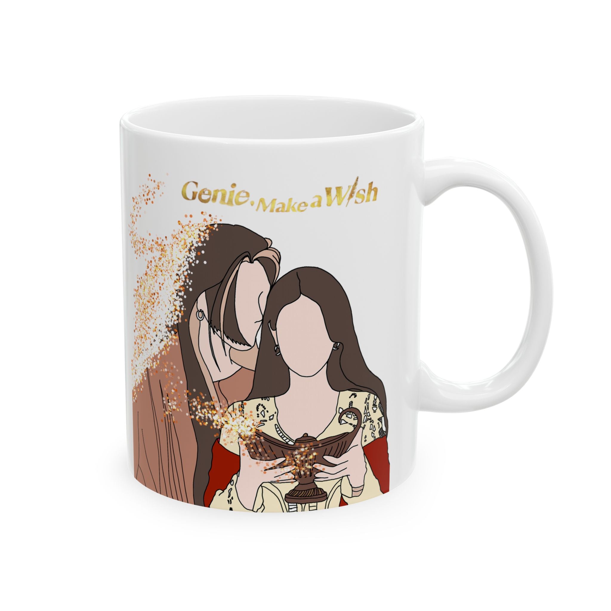 K-Drama Genie Make A Wish Netflix Mug Bae Suzy and Kim Woo-bin