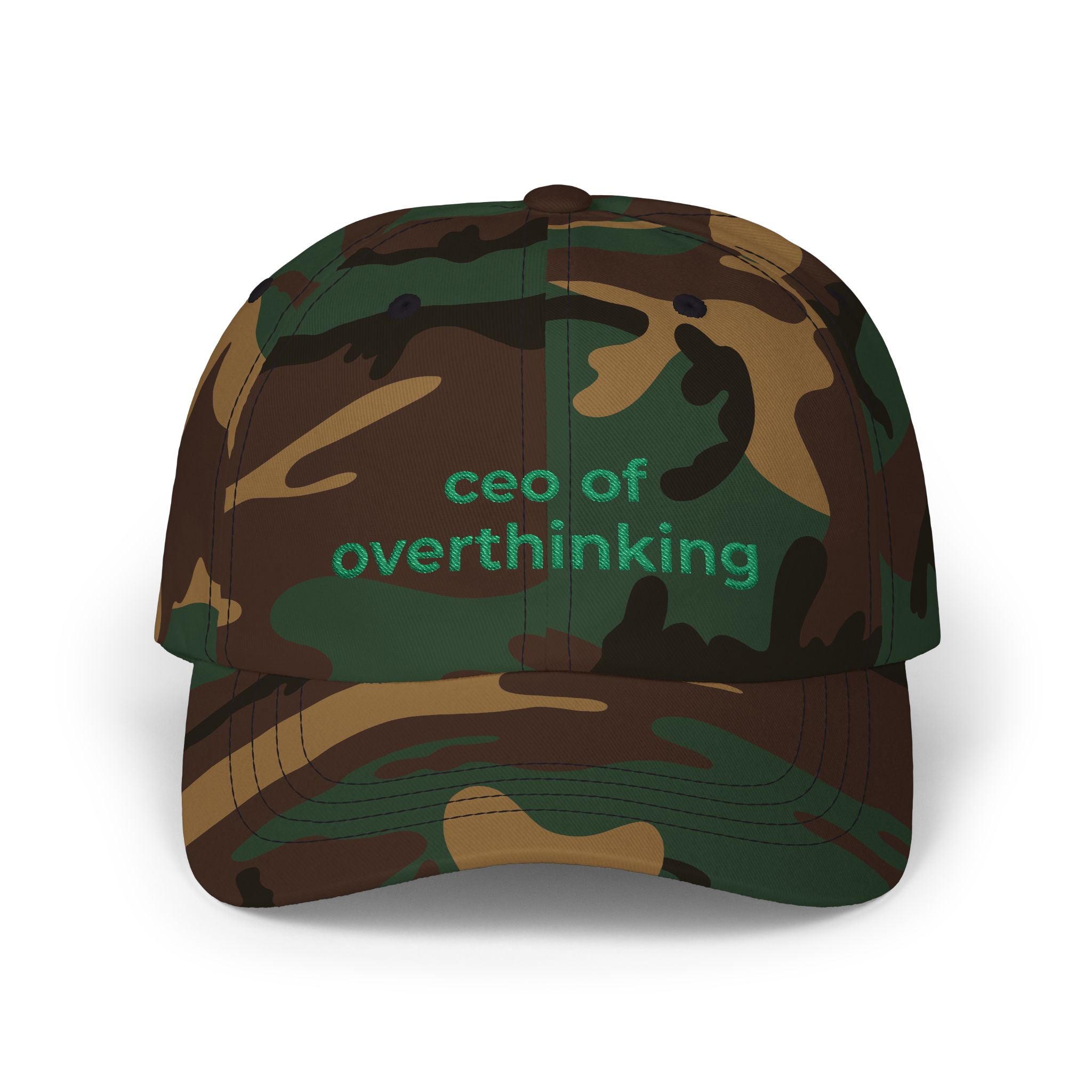 CEO of Overthinking Embroidered Hat