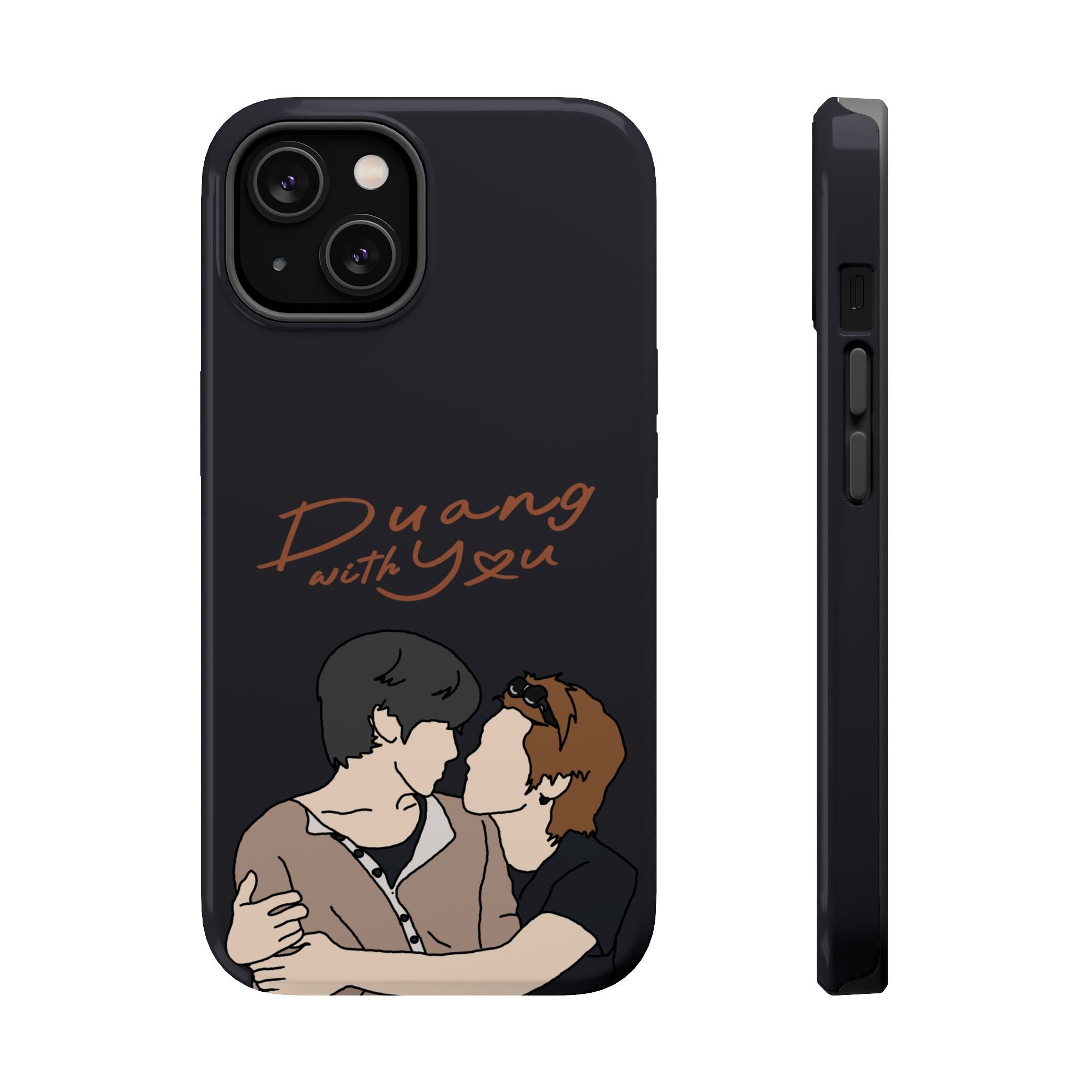 Duang With You Magnetic Impact-Resistant Phone Case | TeeTeePor Fanart DMD Thai BL Drama Couple