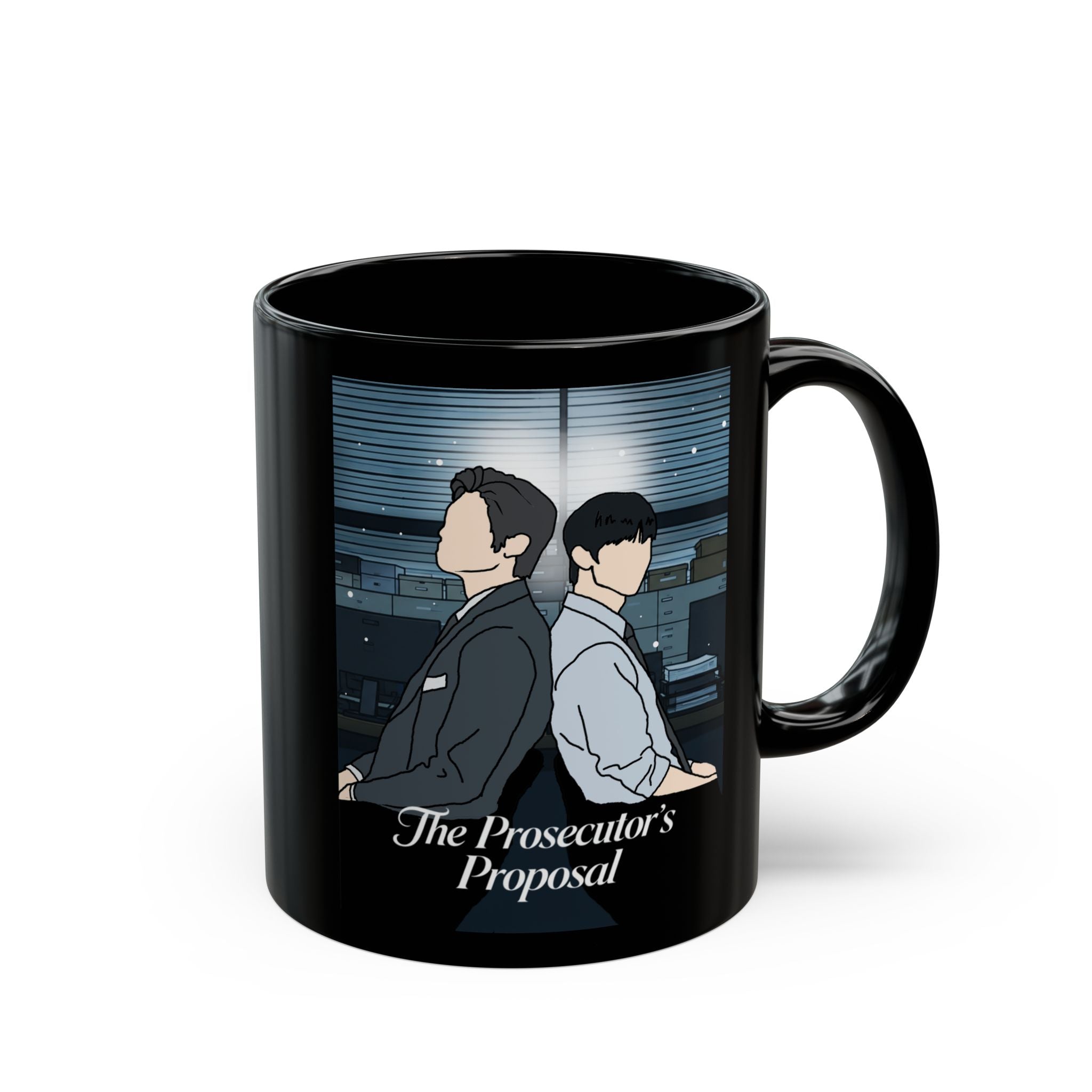 The Prosecutor's Proposal Mug | Park Si Woo x Kim Yoon Sik, BL K-Drama Office Night Design