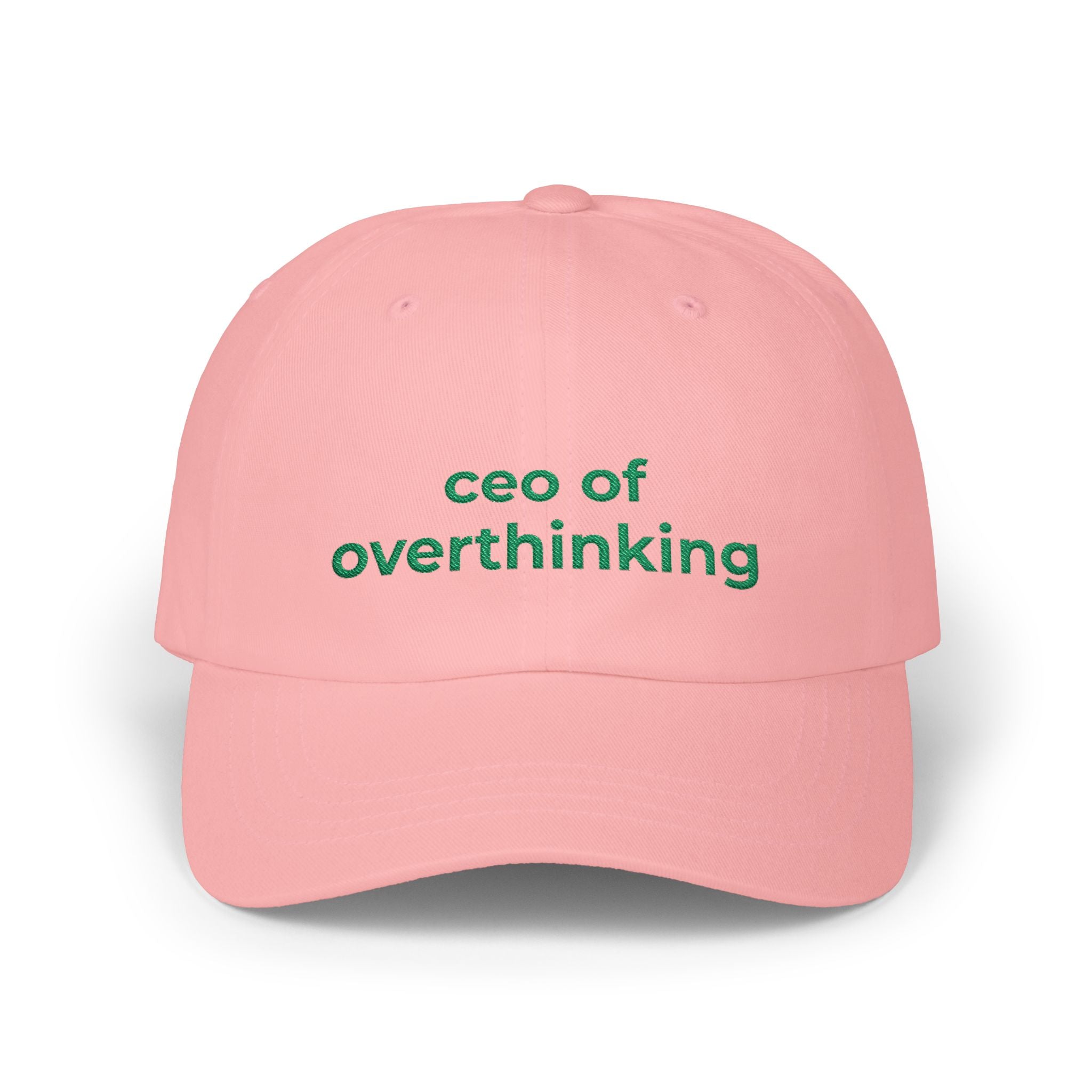 CEO of Overthinking Embroidered Hat