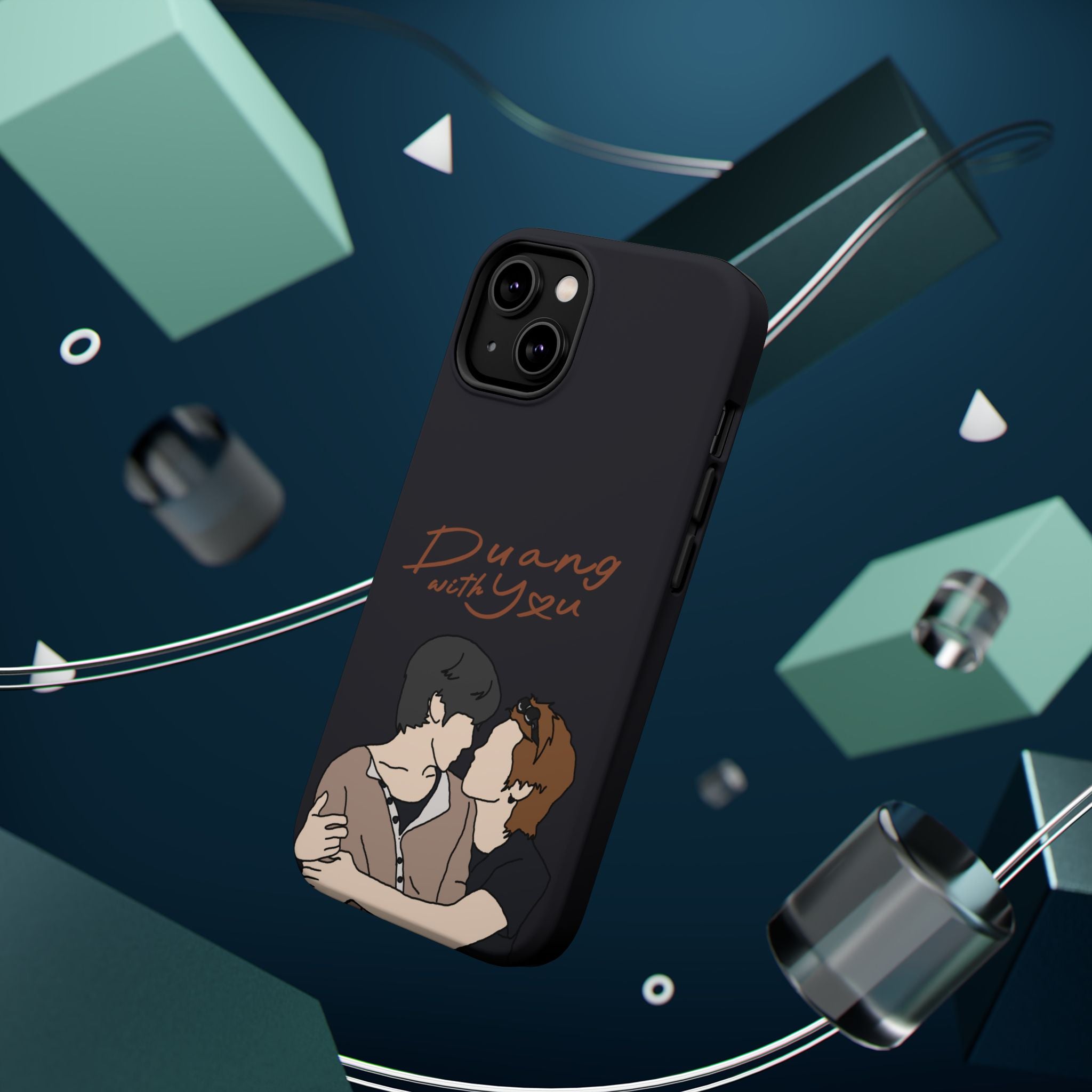 Duang With You Magnetic Impact-Resistant Phone Case | TeeTeePor Fanart DMD Thai BL Drama Couple