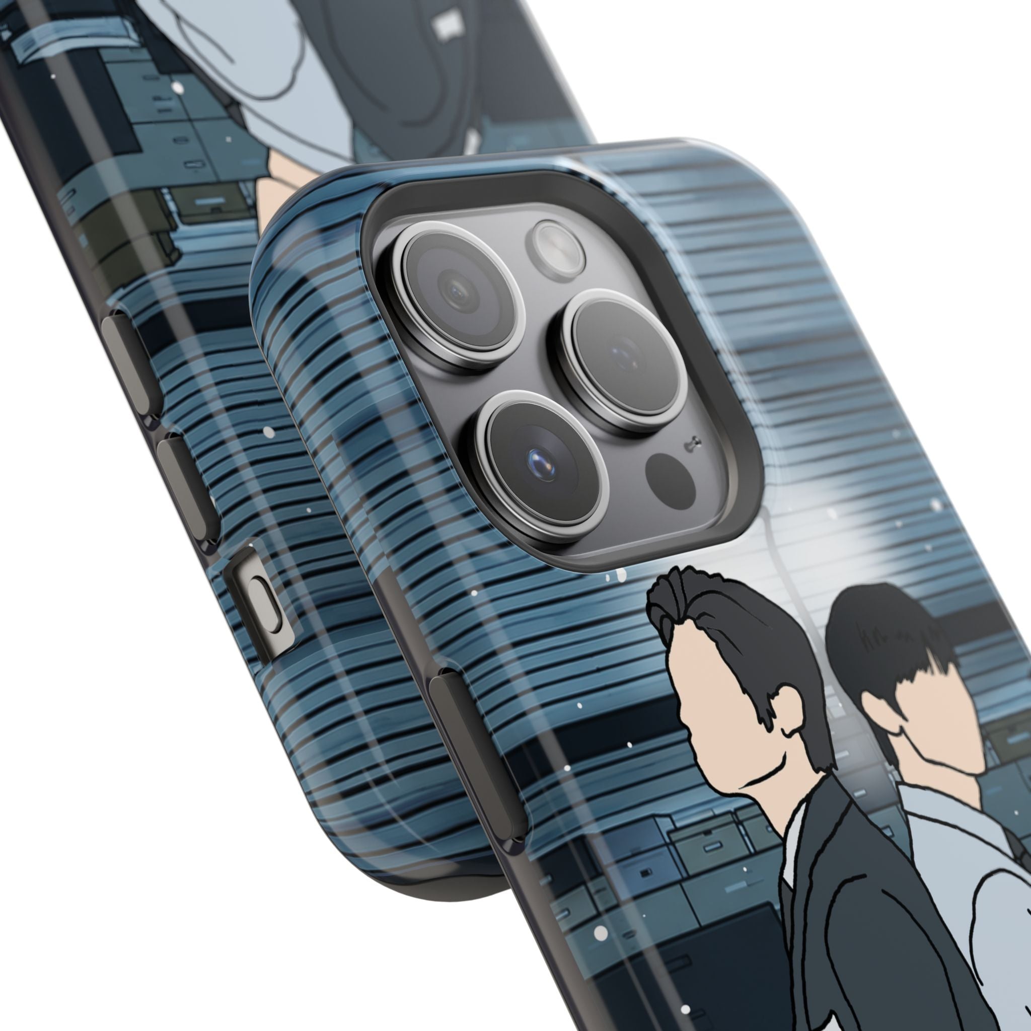 The Prosecutor's Proposal BL K-Drama Fan Art Print | Park Si Woo x Kim Yoon Sik | Boys Love Korean Drama iPhone Case