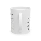 Learn Thai Alphabet Chart Ceramic Mug Thai Letters, Language Study Aesthetic