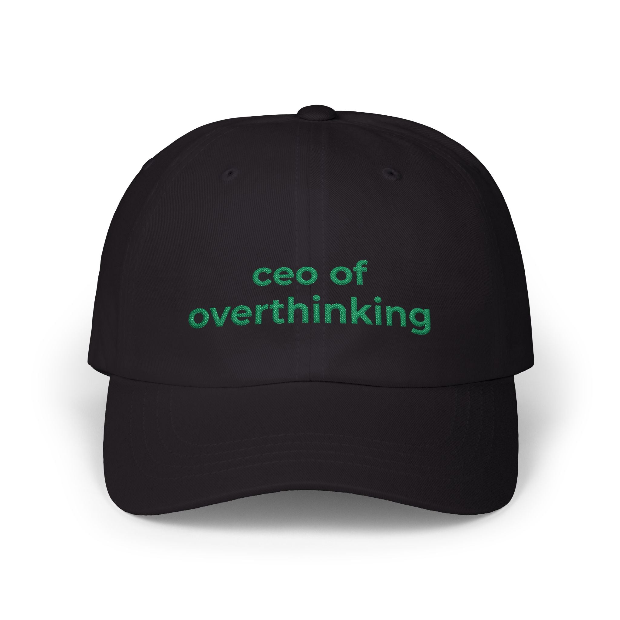 CEO of Overthinking Embroidered Hat