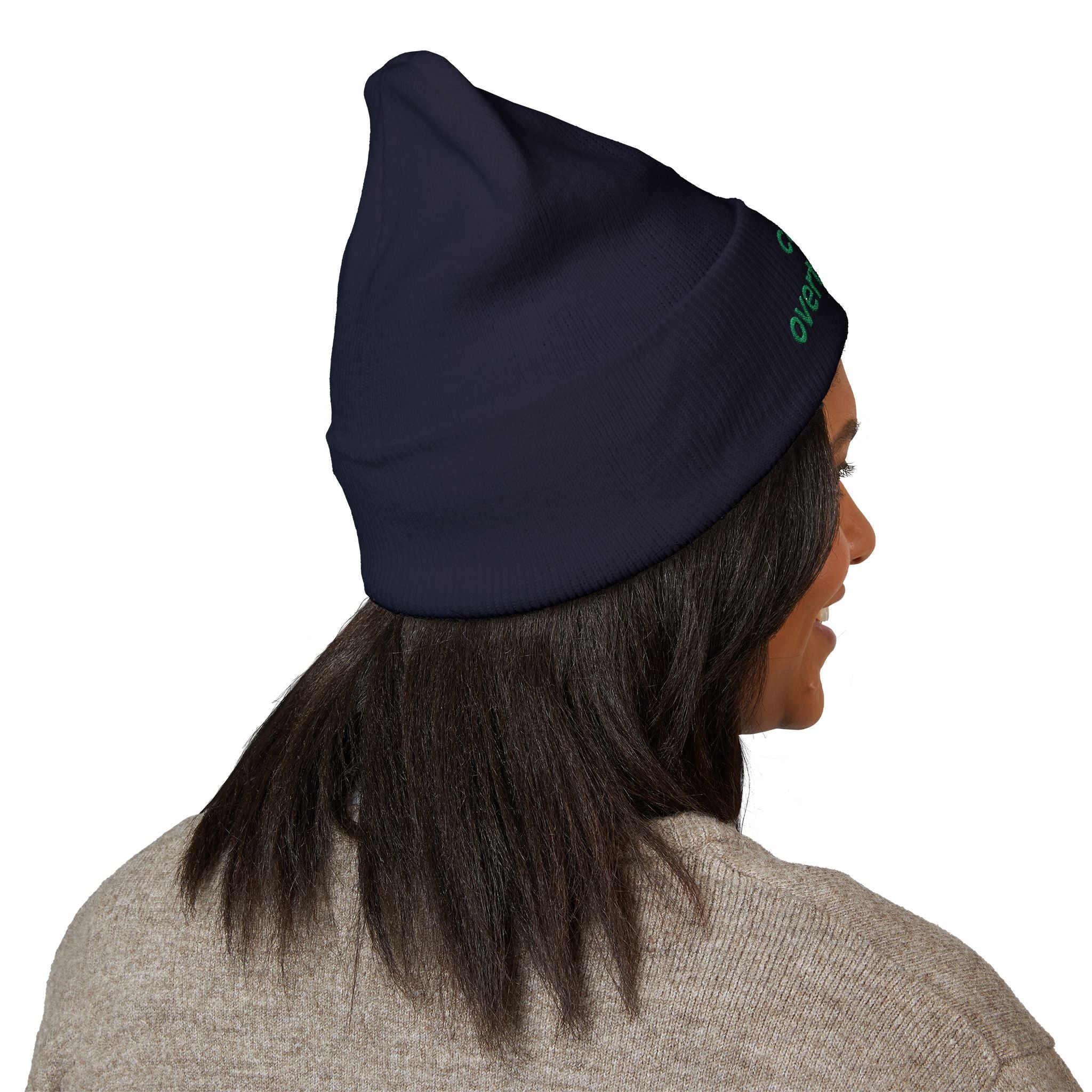 CEO of Overthinking Embroidered Funny beanie
