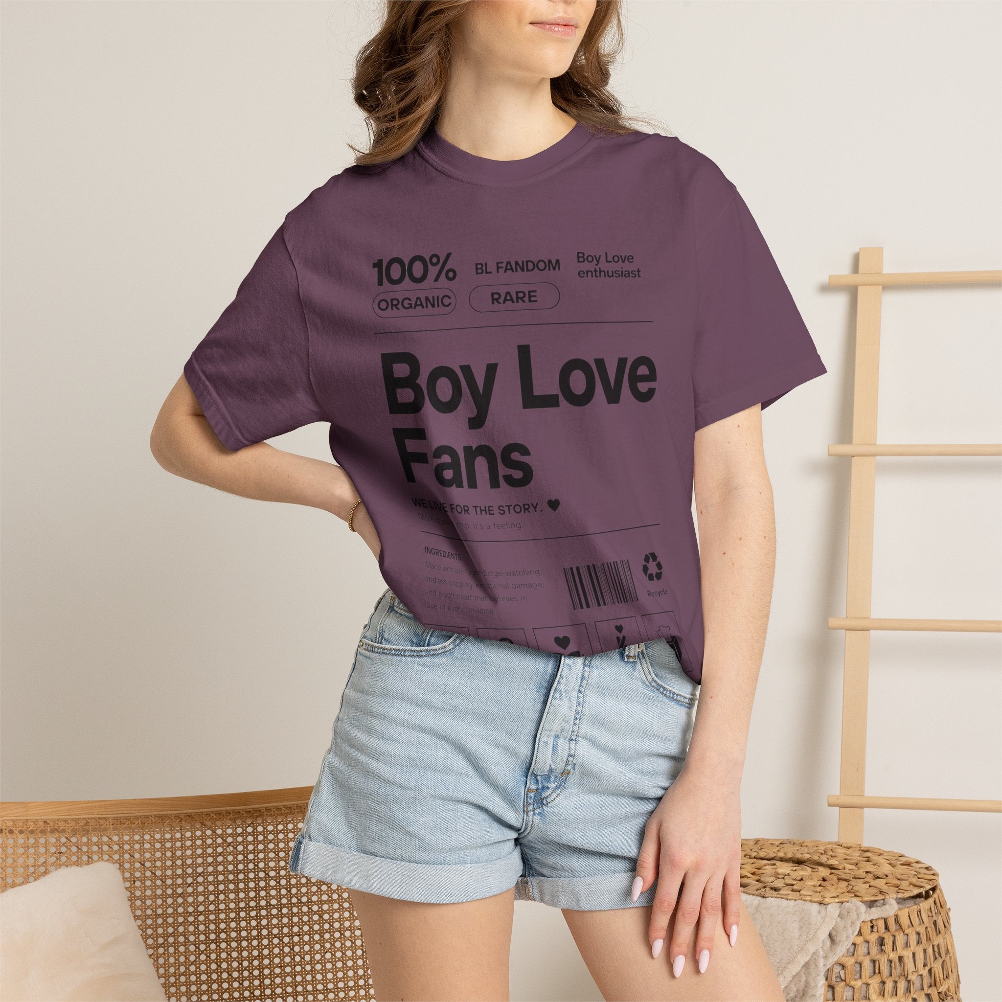 Boy Love Fans Fandom T-Shirt BL Fujoshi Anime Aesthetic Tee