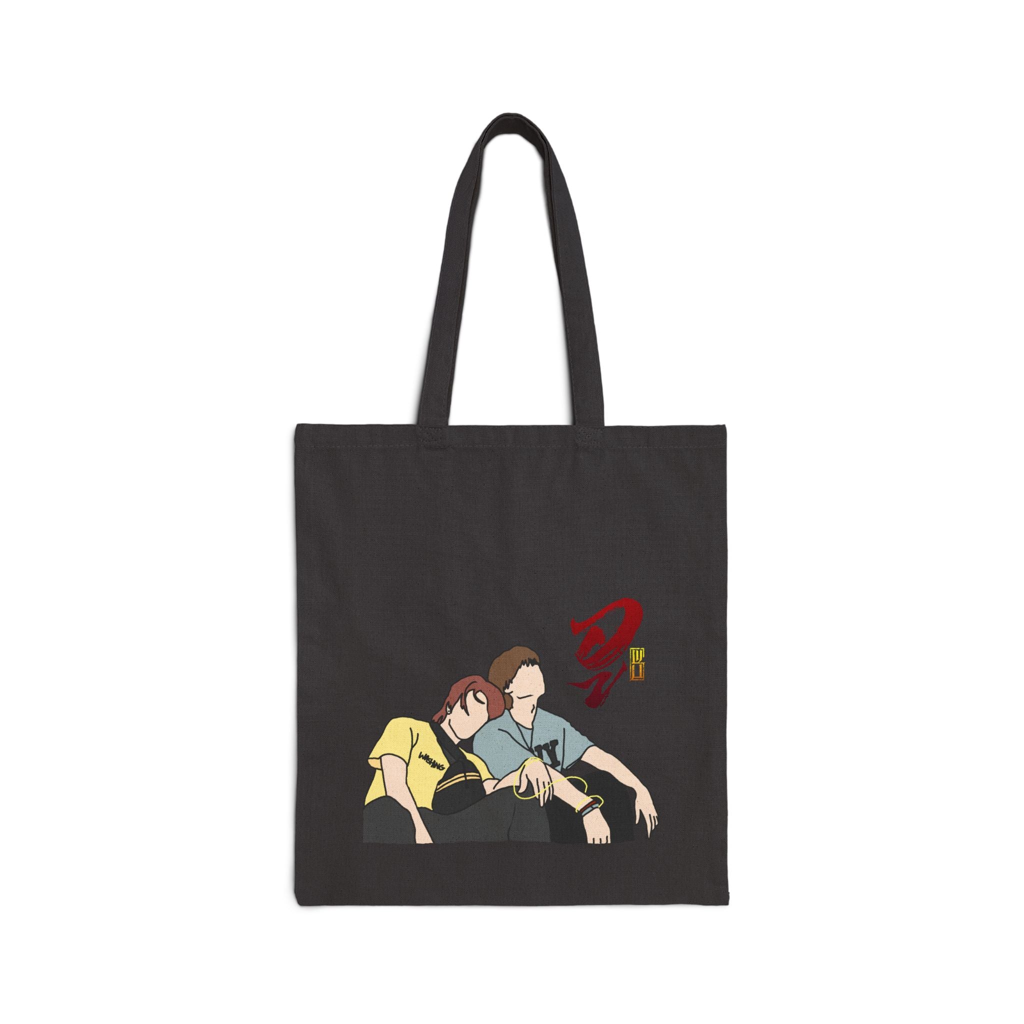 WU The Series, SkyNani Bag | Sky Wongravee Nani Hirunkit Fan Gift | Thai BL Series Couple Minimalist Line Art Tee