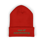 CEO of Overthinking Embroidered Funny beanie