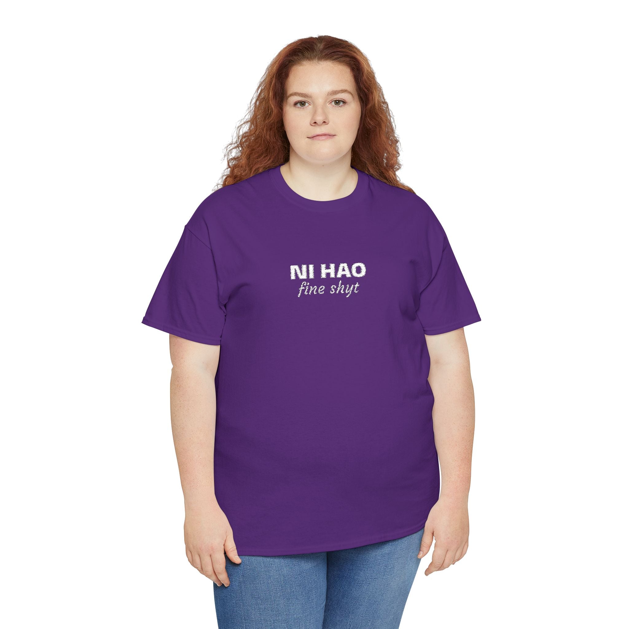 Ni Hao fine shyt Tee  Funny Quote Shirt