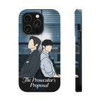 The Prosecutor's Proposal BL K-Drama Fan Art Print | Park Si Woo x Kim Yoon Sik | Boys Love Korean Drama iPhone Case