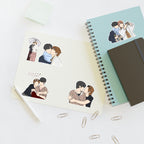 Duang With You Teeteepor Sticker Pack | Thai BL Series Fan Art | Set of 5 Vinyl Stickers | Cute Laptop & Journal Decals