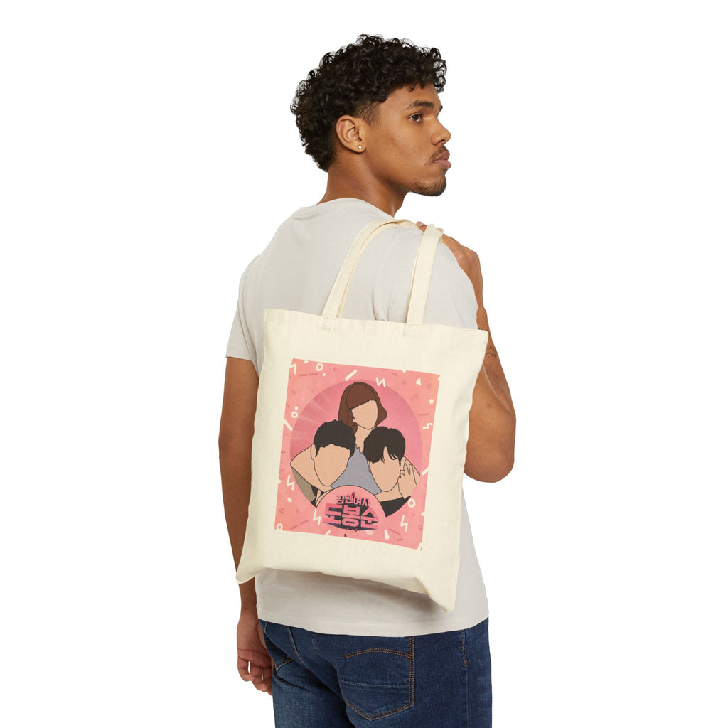K-Drama Strong Woman Do Bong Soon Tote Bag | Bongbong x Minmin