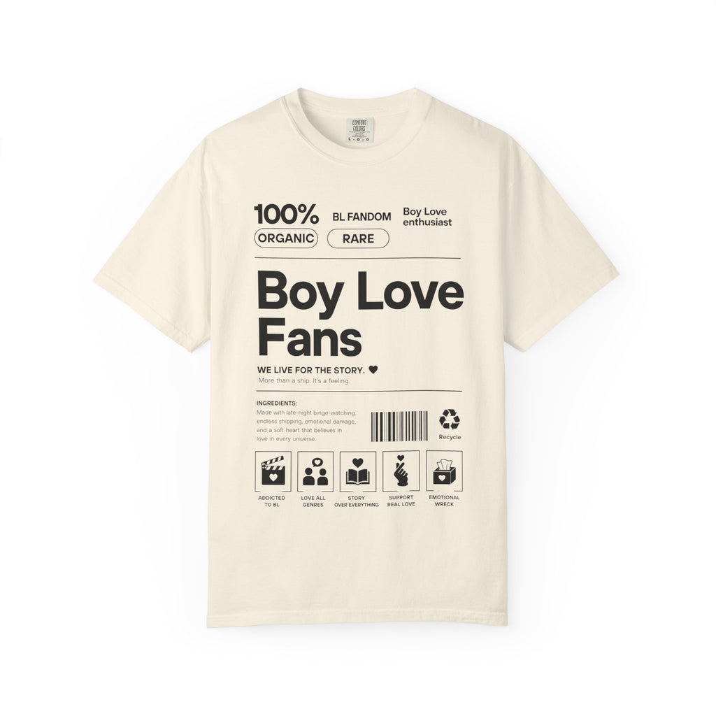 Boy Love Fans Fandom T-Shirt BL Fujoshi Anime Aesthetic Tee