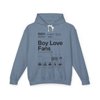 Boy Love Fans Hoodie | BL Fandom Streetwear, Anime Aesthetic, Minimalist Fujoshi