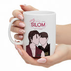 Love of Silom Thai BL Mug | UpPoom Couple Gift | Uppoompat & Poom Fan Merch | Boys Love Coffee Cup