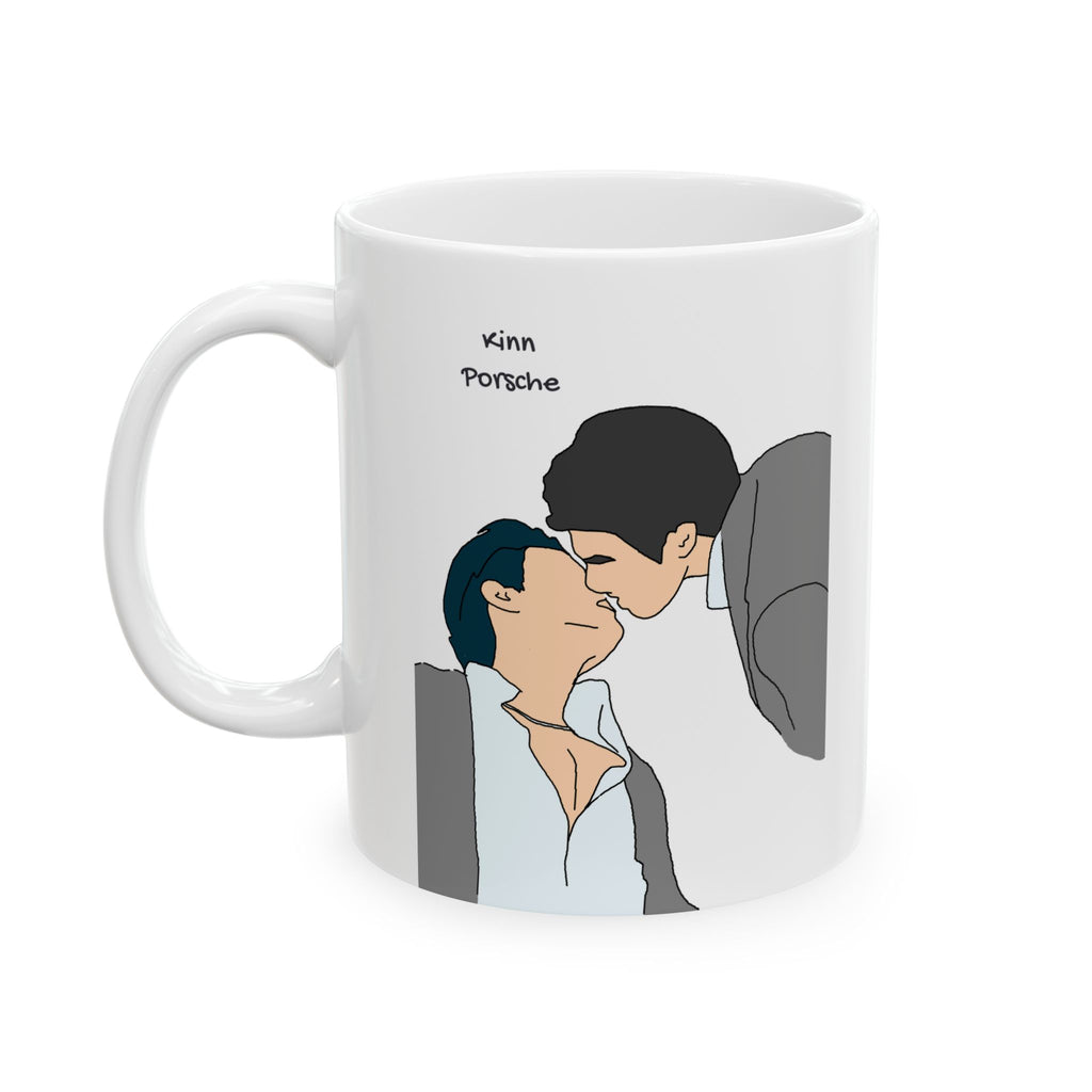KinnPorsche Mug Thai BL Drama | Kinn Porsche The Series Gift, Boys Love Couple Mug, BL Fan Gift, Thai Series Merch