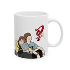 WU The Series SkyNani Mug | Sky Wongravee Nani Hirunkit Fan Gift | Thai BL Series Couple Art