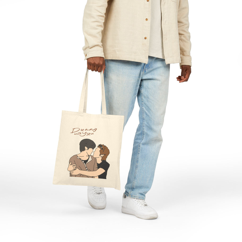 Duang With You series, Teeteepor couple fanart Tote Bag, DMD Thai BL drama