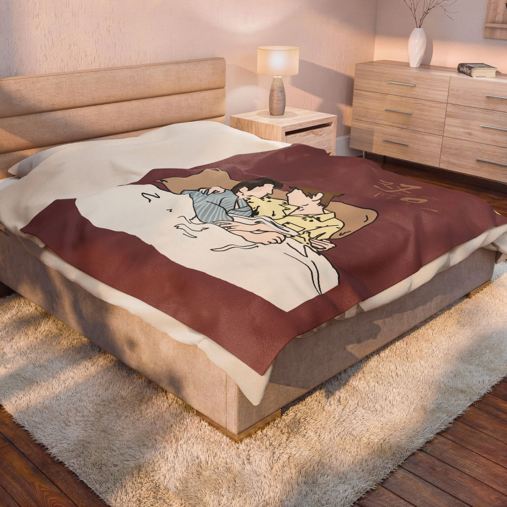 Double Helix Chinese BL Drama Velveteen Plush Blanket | Ayden Sng Lyu Sitong Lu Feng Yichen