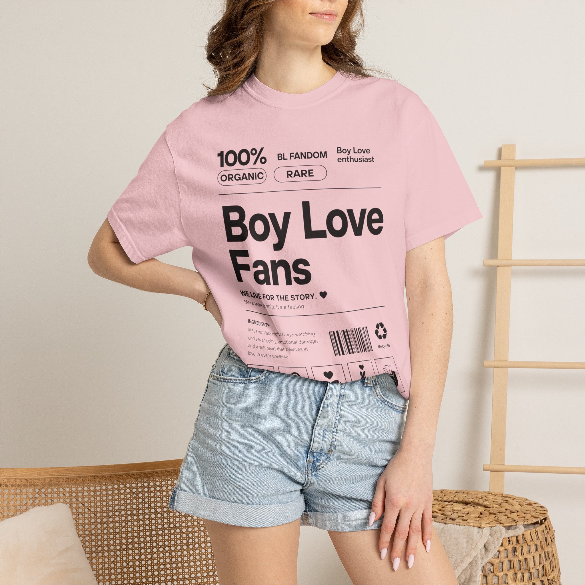 Boy Love Fans Fandom T-Shirt BL Fujoshi Anime Aesthetic Tee