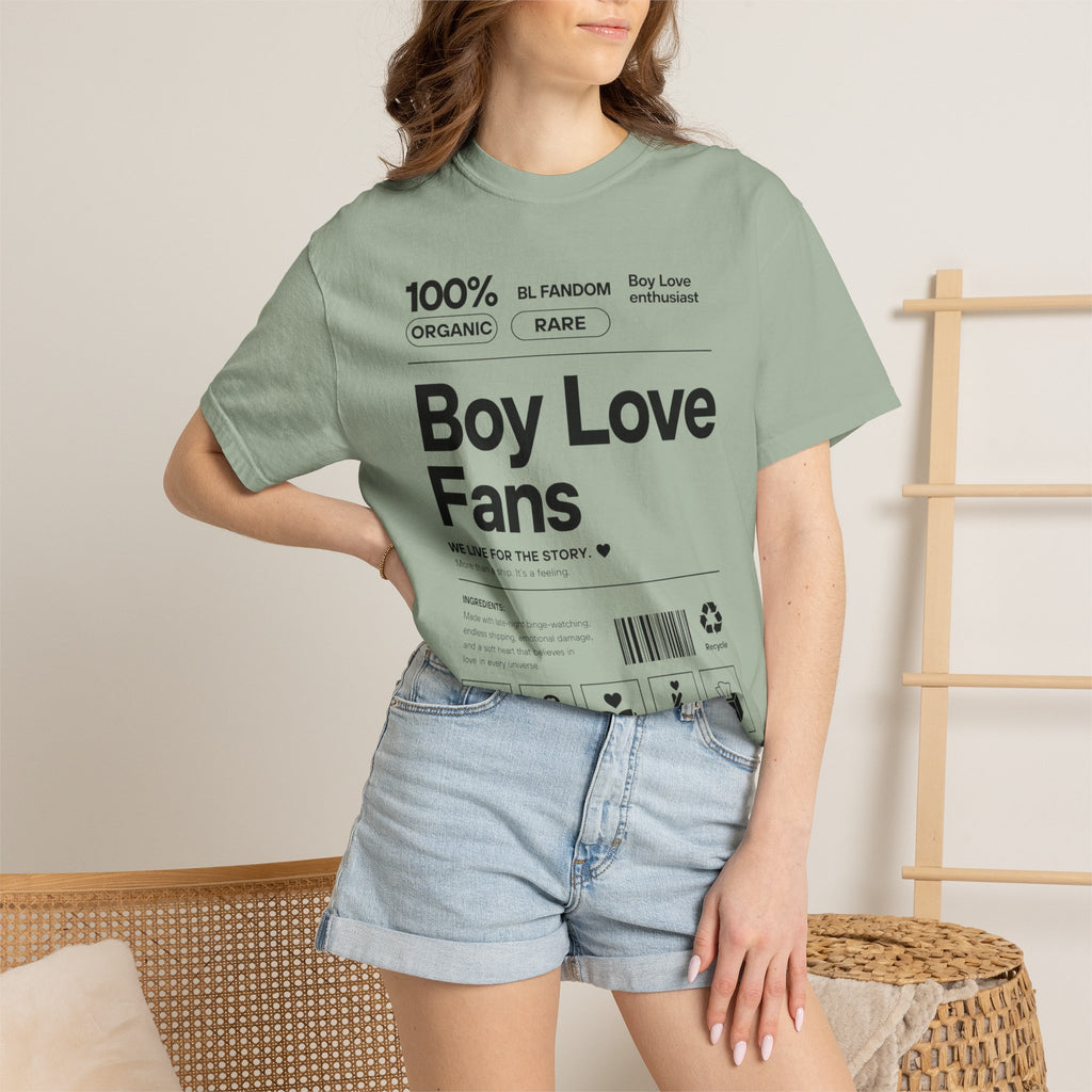 Boy Love Fans Fandom T-Shirt BL Fujoshi Anime Aesthetic Tee