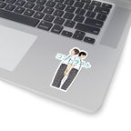 BL Drama Line Art Kiss-Cut Stickers | Luchi Haruhi & Akune Haruse, Japanese BL Aesthetic