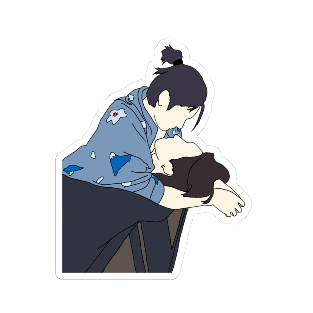Stickers of Boss x Noeul Couple, Love in the Air, The Boy Next World, Cute Boss Chaikamon x Noeul Nuttarat, Kawaii Sticker