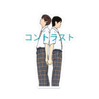 BL Drama Line Art Kiss-Cut Stickers | Luchi Haruhi & Akune Haruse, Japanese BL Aesthetic